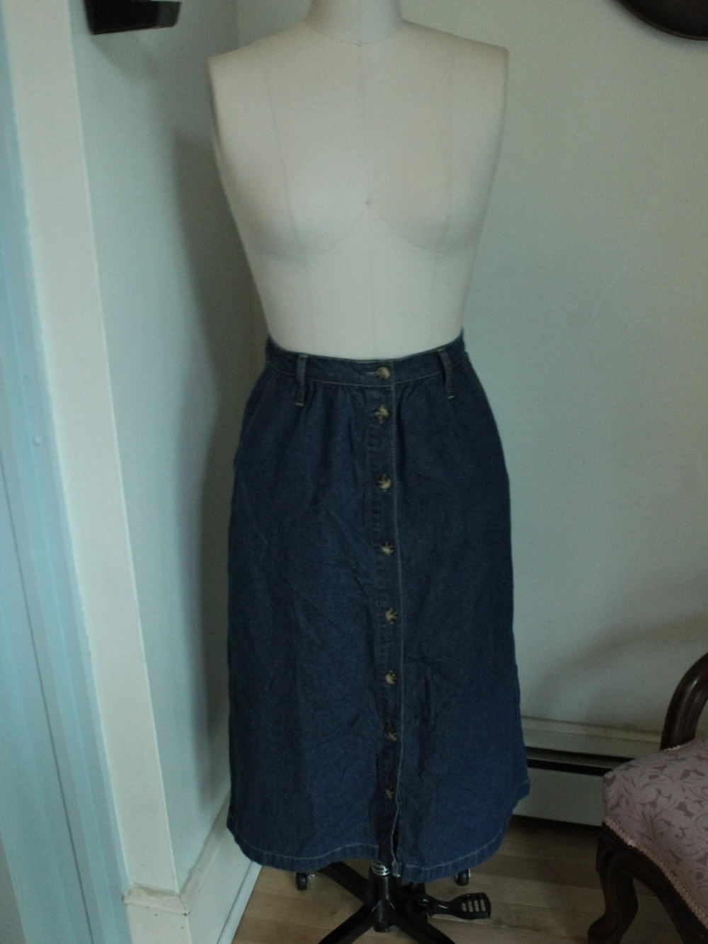1990’s Denim Serengeti Skirt